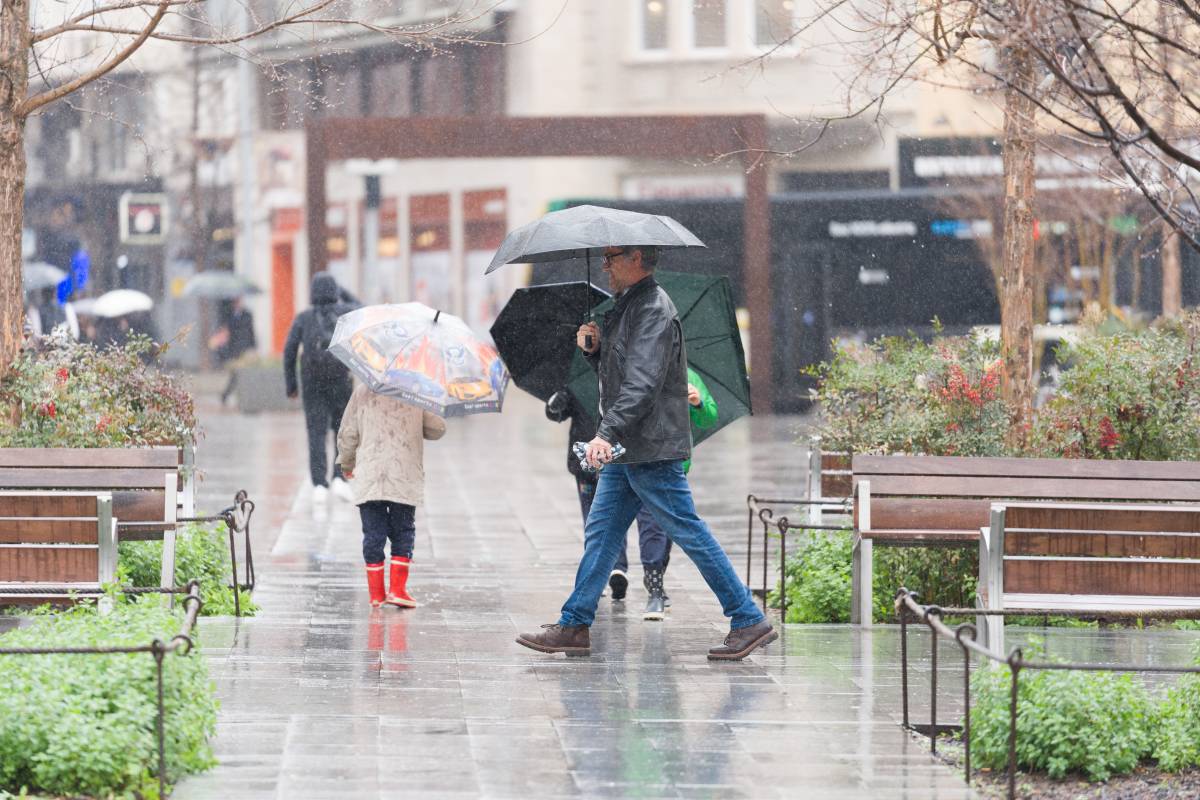 Dijous de pluja a Sabadell
