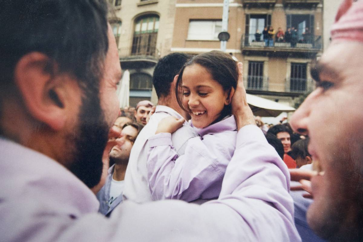 Canalla de Minyons de Terrassa, l`any 1998, sense casc