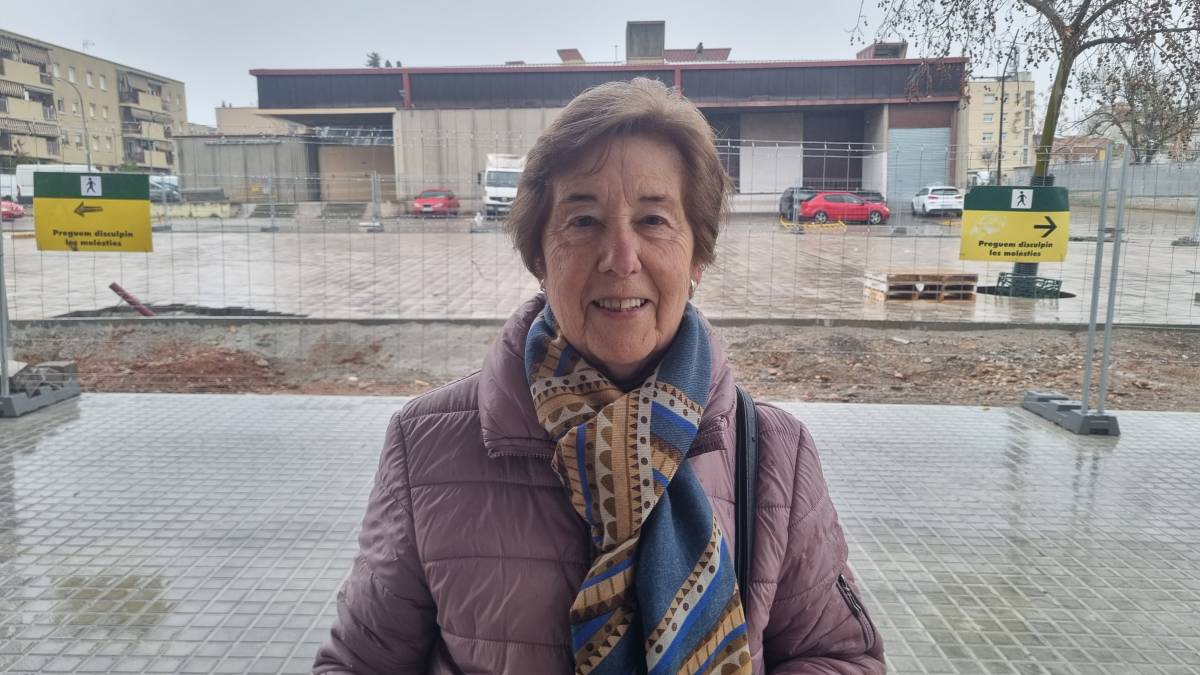 Magdalena Masip,, veïna del Mercat de Campoamor