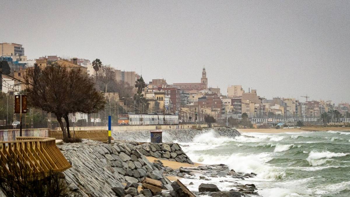 Les imatges de l'impacte de la borrasca Regina