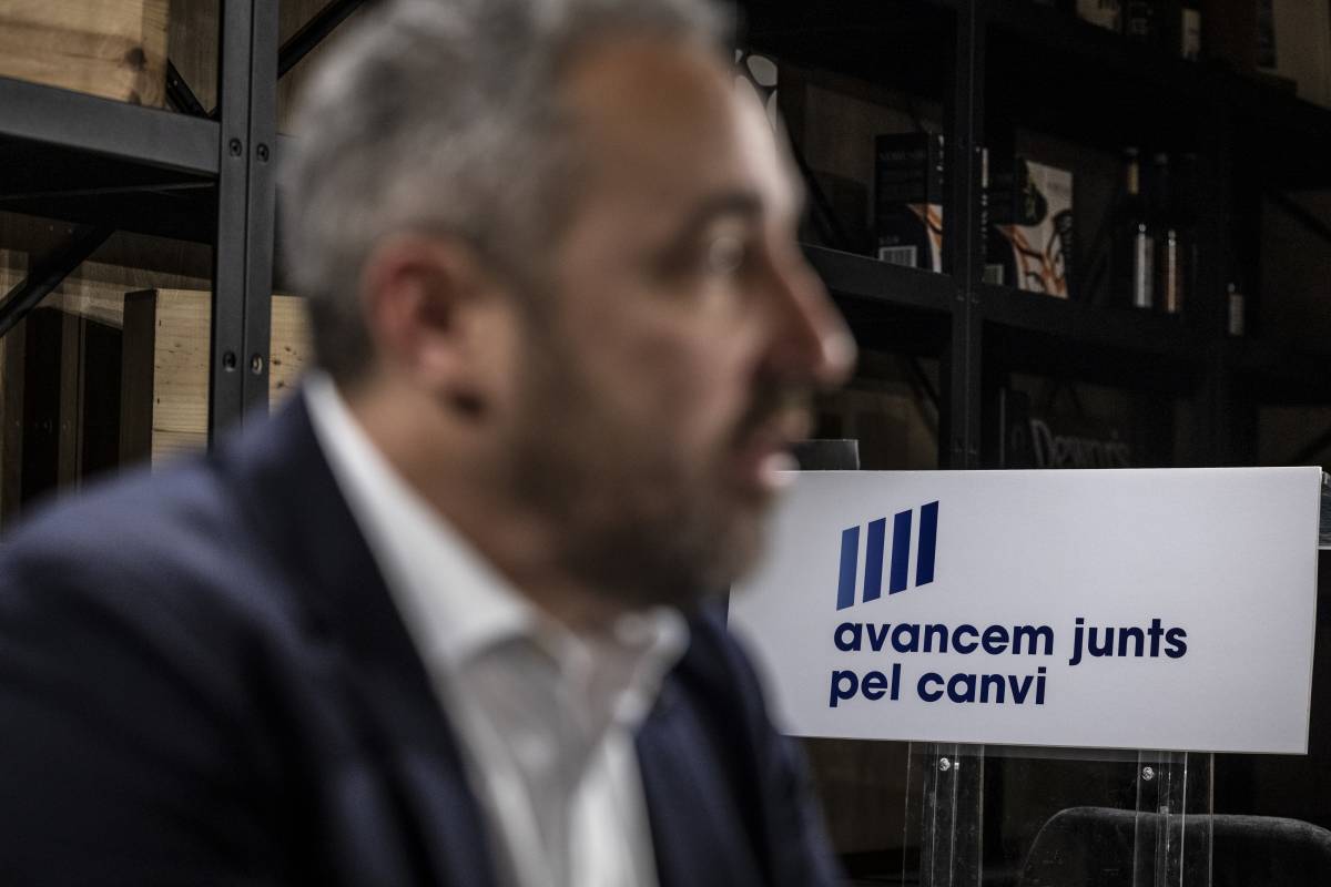 Ramon Bacardit, durant l`entrevista amb Nació