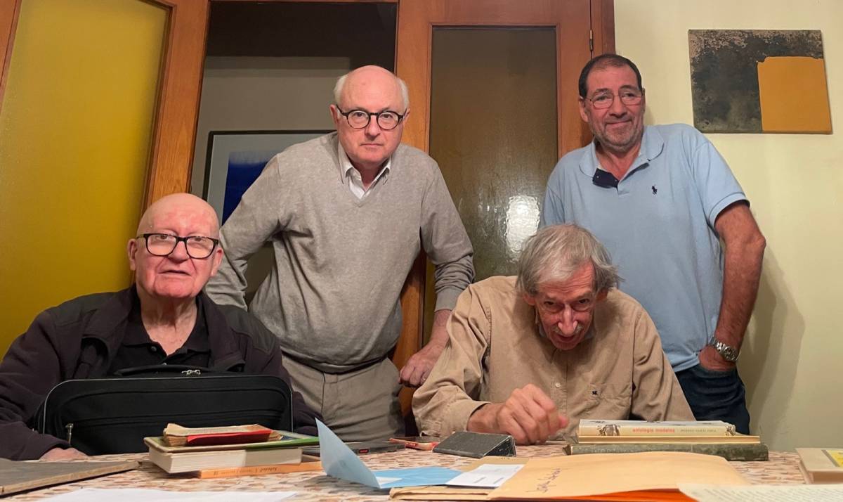 Francesc Ventura, Joaquim Sala-Sanahuja, Tomàs Pladevall i Cesc Prat - 