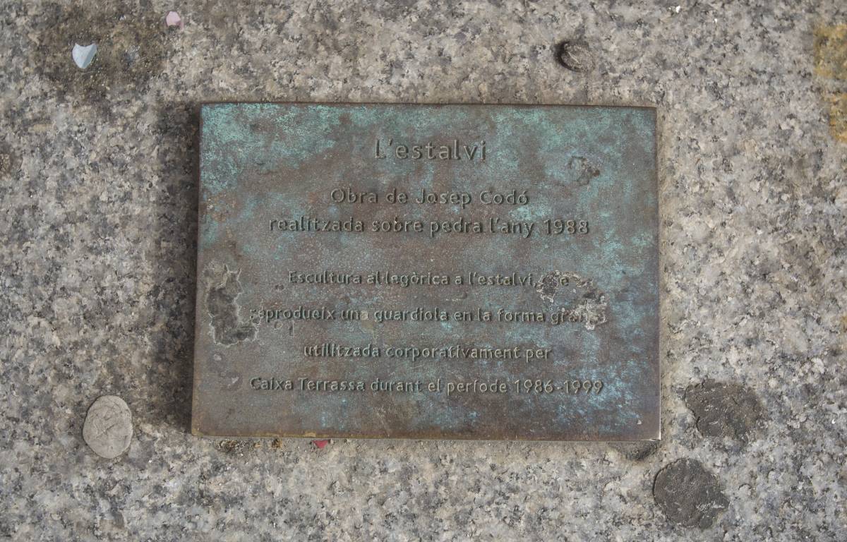 L’autor d’aquesta obra és l’artista santcugatenc Josep Codó Masana i es va crear l’any 1988 - NEBRIDI ARÓZTEGUI