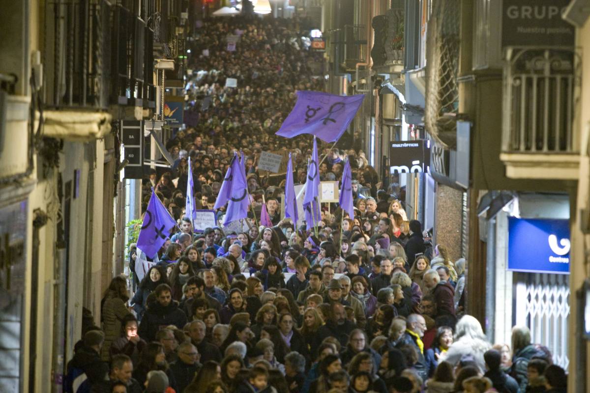 Manifestació feminista multitudinària del 8M - Nebridi Aróztegui