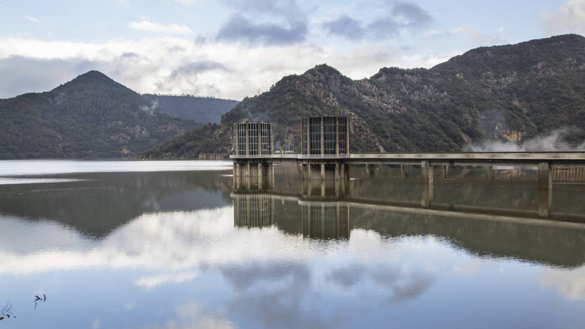 L'embassament de Susqueda, totalment ple - Cedida per Kim Arredondo