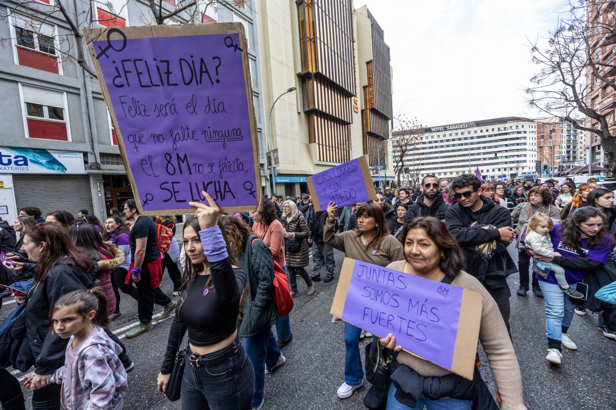 Manifestació 8M a Sabadell