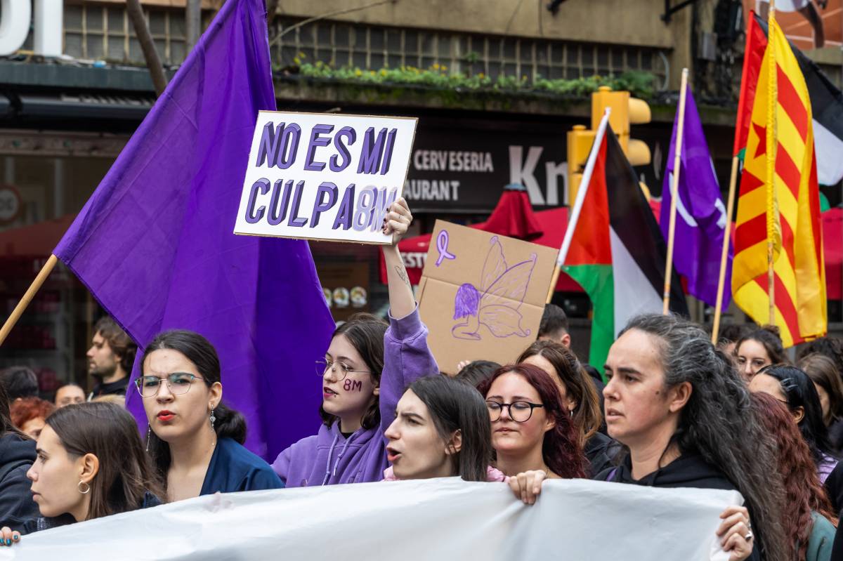 Manifestació 8M a Sabadell