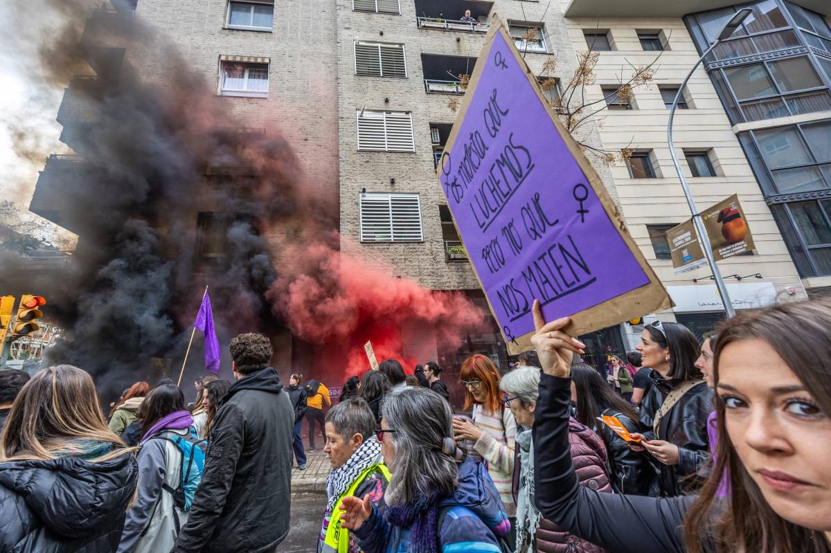 Manifestació 8M a Sabadell