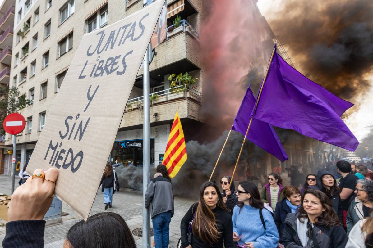 Manifestació 8M a Sabadell