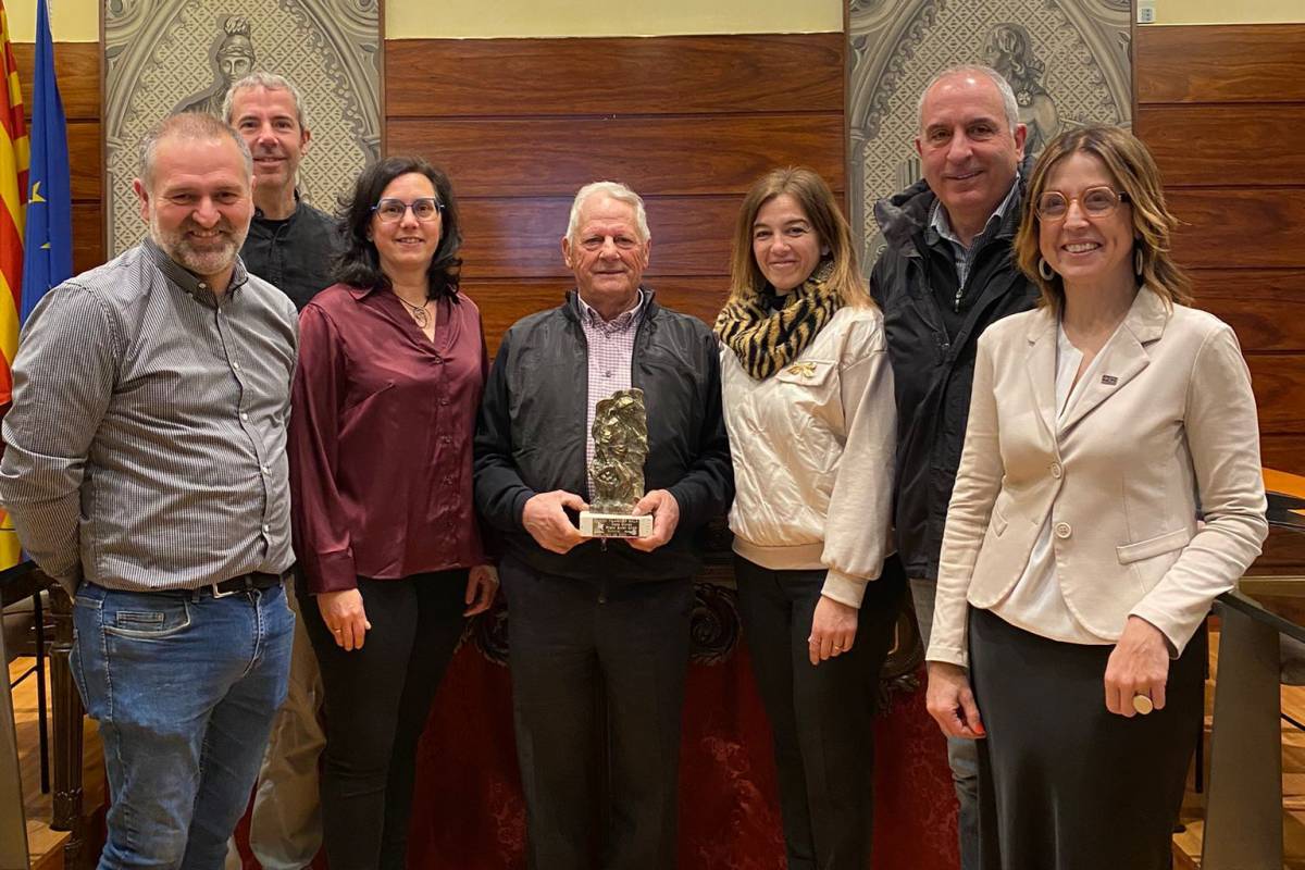 Ramon Vilaginés Sala rep el premi Bufet 2026 de la Fira del Trumfo i la Tòfona de Solsona 
