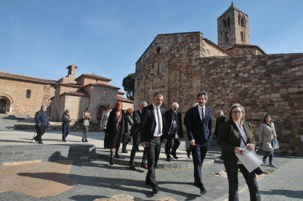 Urtasun avala a Terrassa el potencial de la candidatura de la Seu d'Ègara a la Unesco