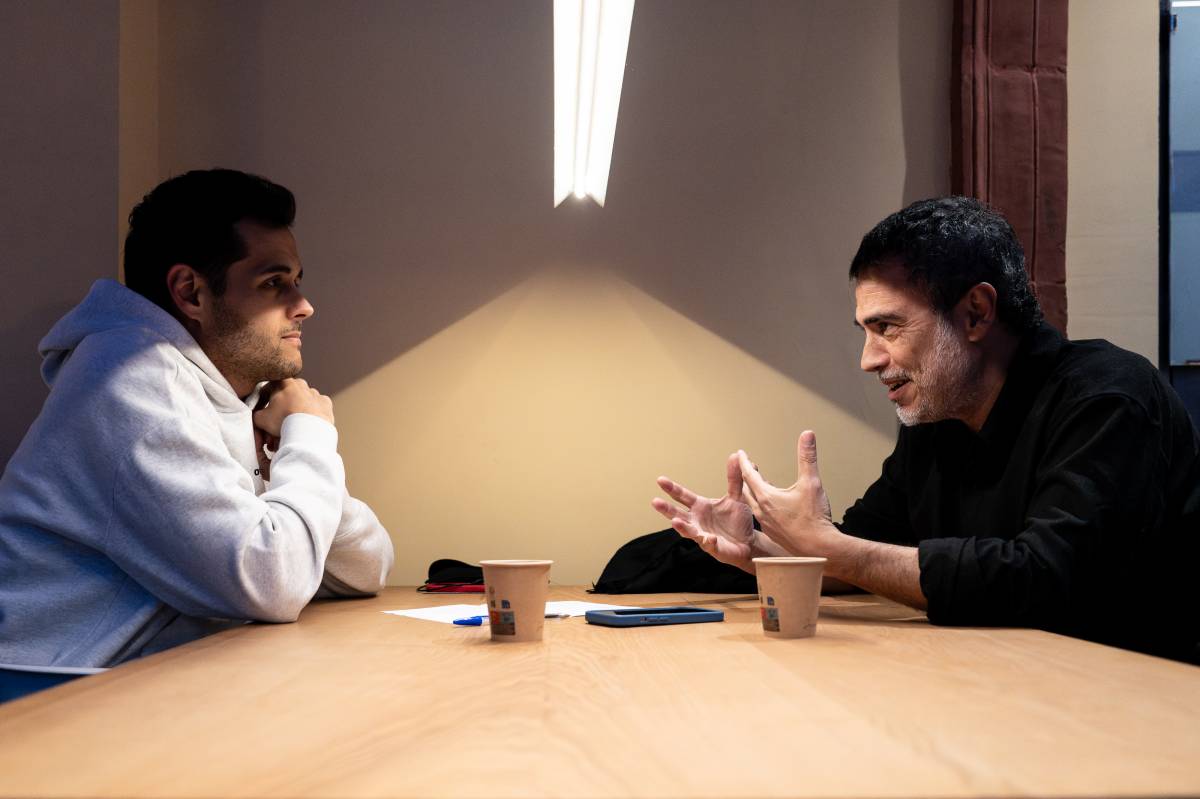 Julio Manrique fotografiat al Teatre Lliure