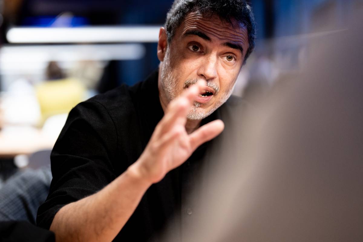 Julio Manrique fotografiat al Teatre Lliure