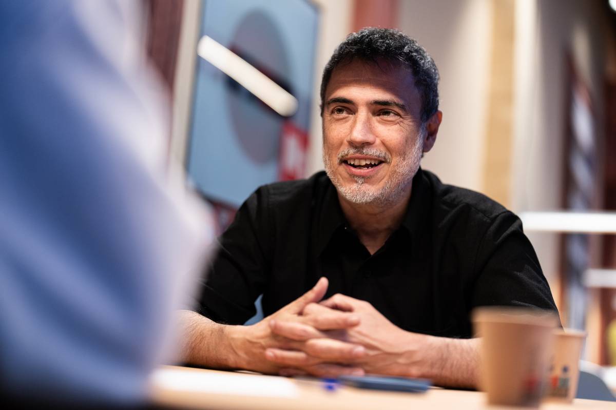 Julio Manrique fotografiat al Teatre Lliure