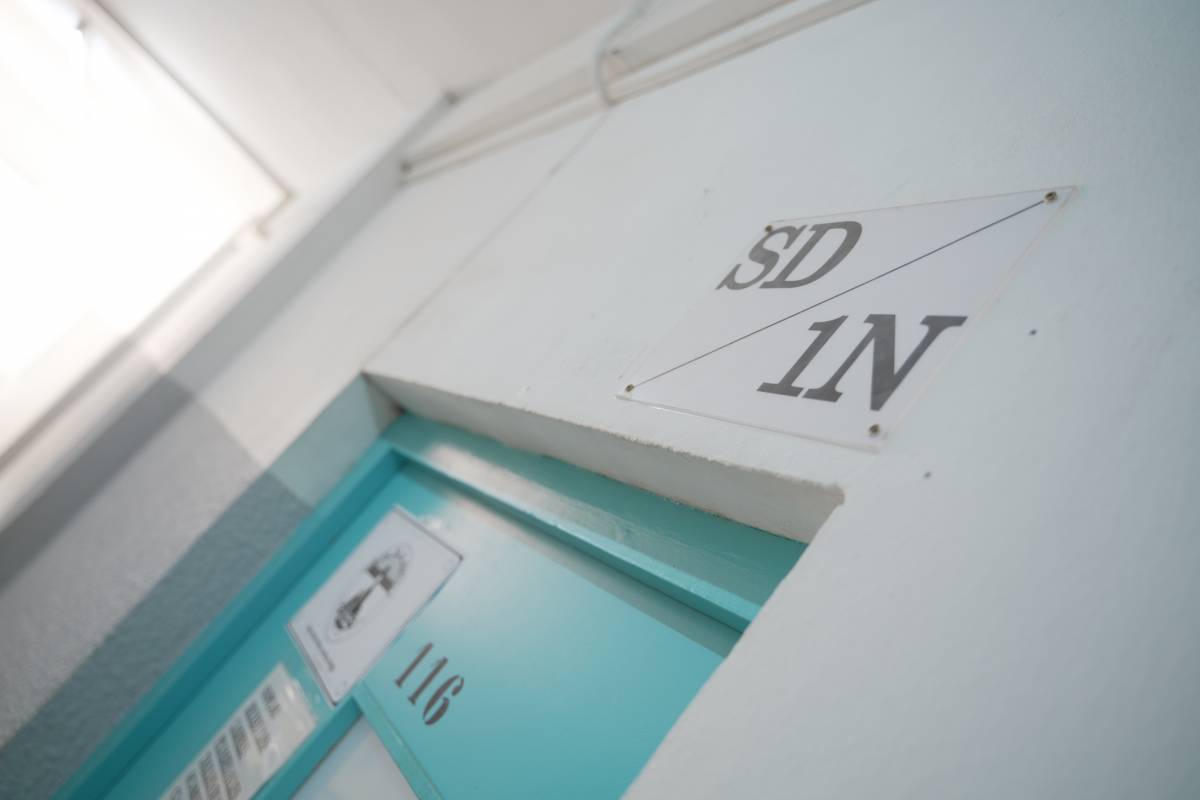 Una de les aules on s`imparteixen les classes del nocturn