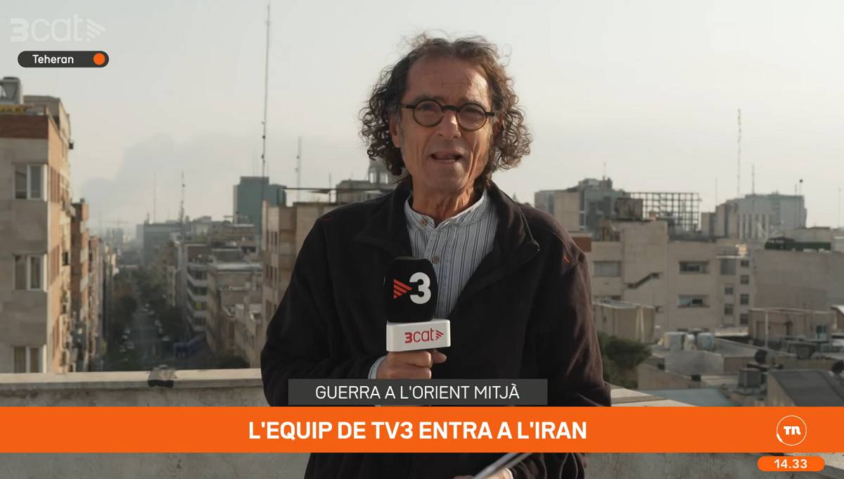 Joan Roura, al capdavant d'un equip de TV3, entra a l'Iran en plena guerra: «Primeres acreditacions internacionals»