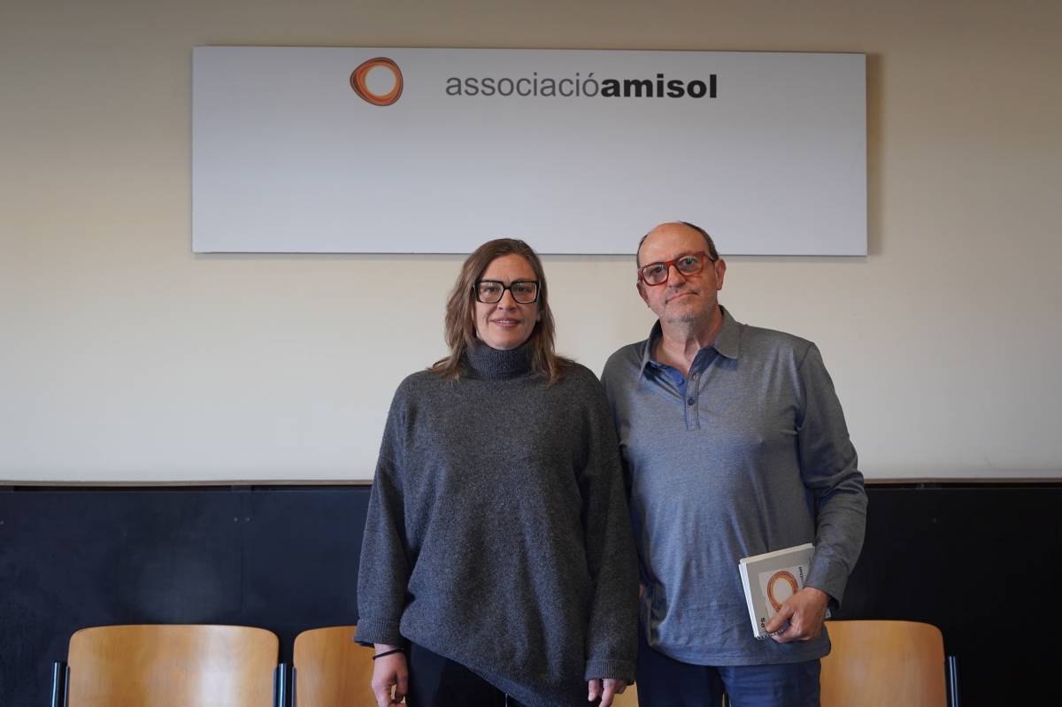 Josep Caballol i Judit Cardona, presidents d'Amisol, Solsona  - Anna Montraveta 