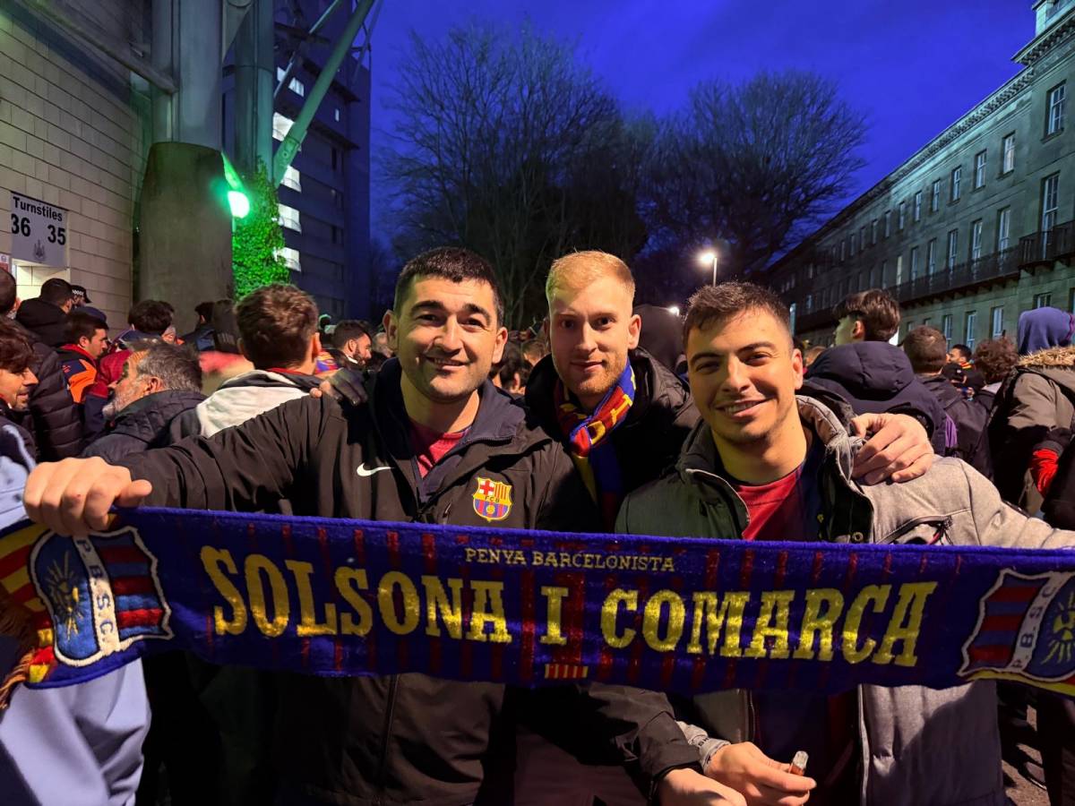 Desplaçament de Champions de la Penya Barcelonista de Solsona 