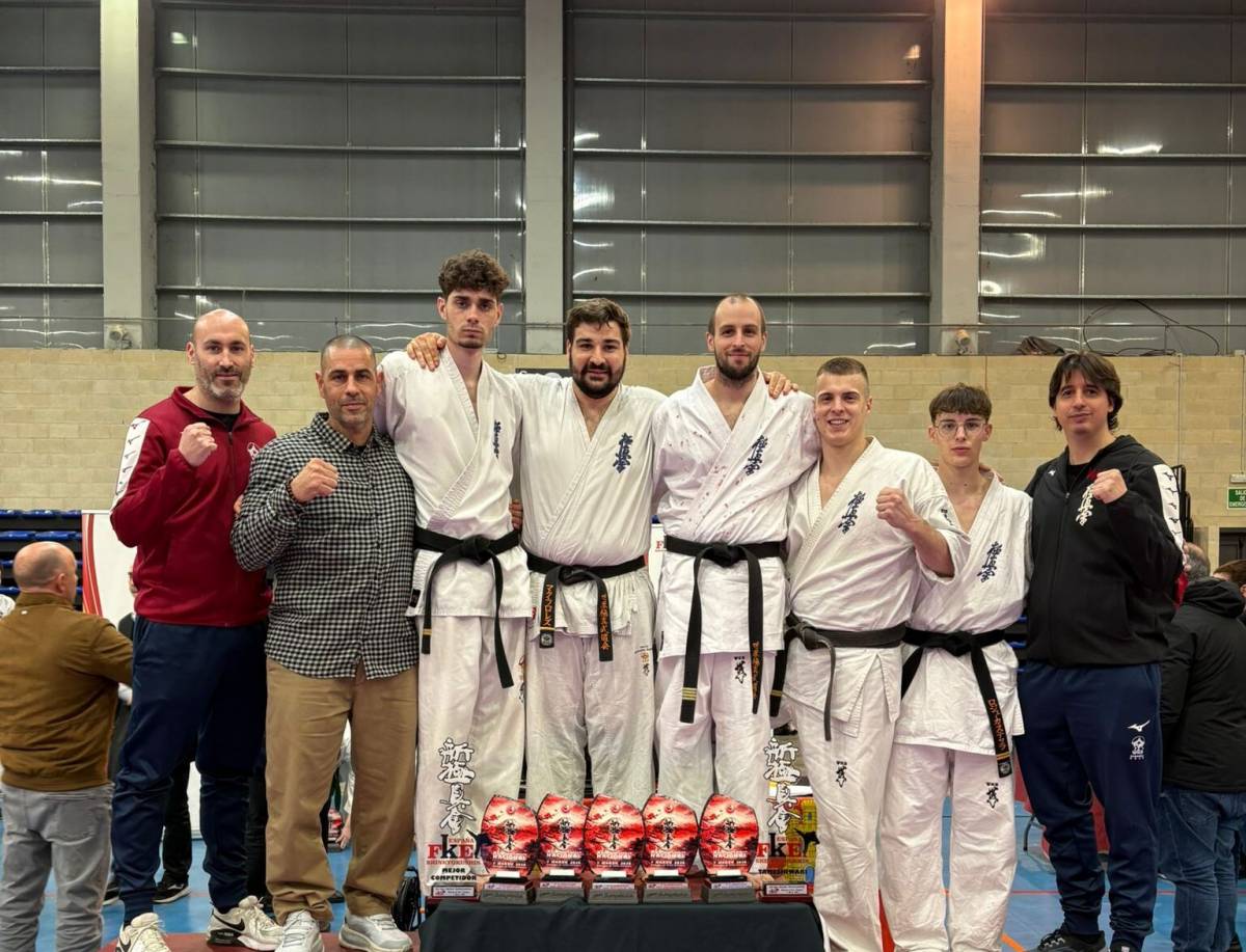Cinc del Dojo Sabadell es proclamen campions d'Espanya de kyokushin
