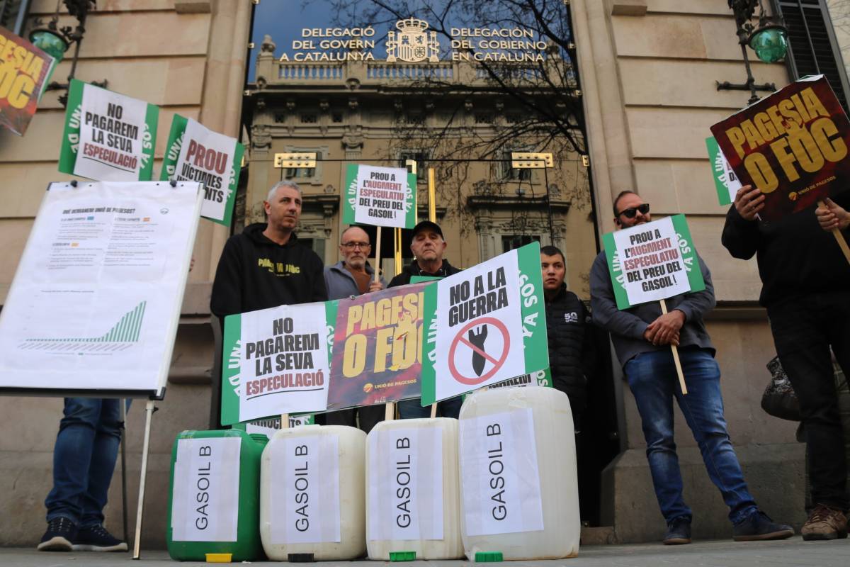 Unió de Pagesos reclama mesures per pal·liar “l’especulació” amb el gasoil agrícola arran de la guerra d’Orient Mitjà