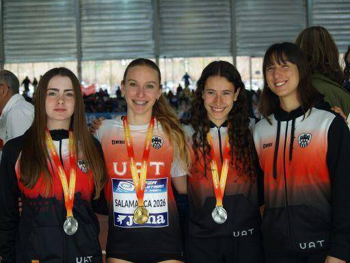 Tres medalles per a la UAT al Campionat d'Espanya Short Track sub-16