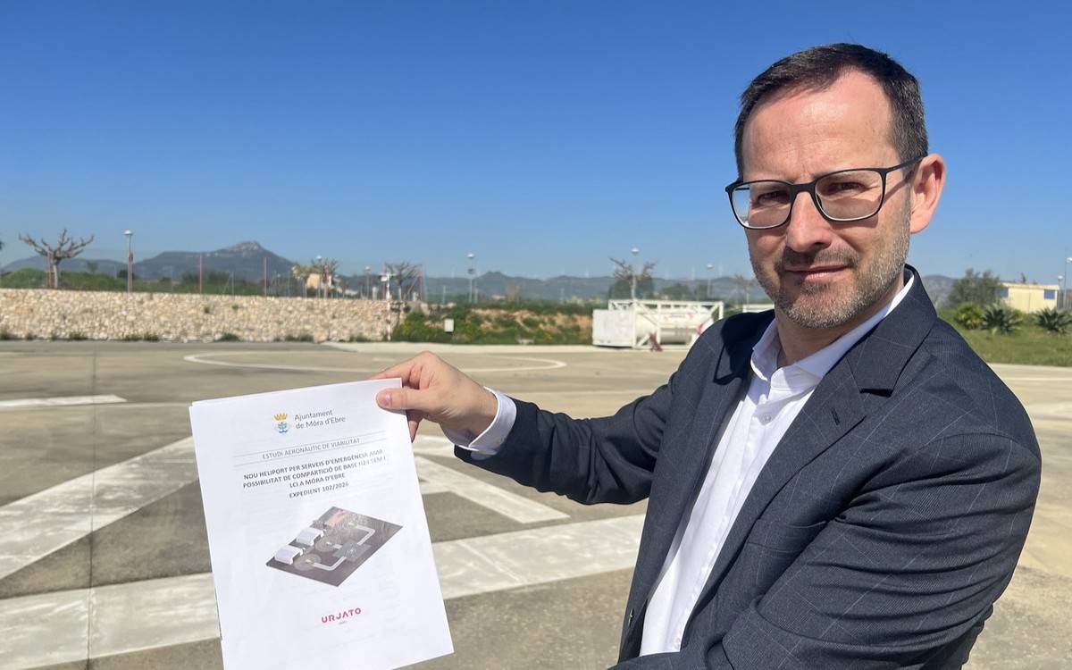 Móra d'Ebre exigeix el retorn de l'helicòpter del SEM i la validació dels terrenys del nou heliport