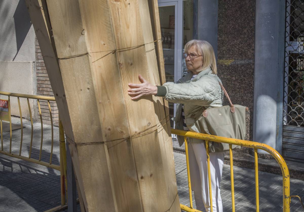L'adeu amarg a un arbre longeu de Faraday: "Fa 60 anys que és aquí, no molestava ningú"