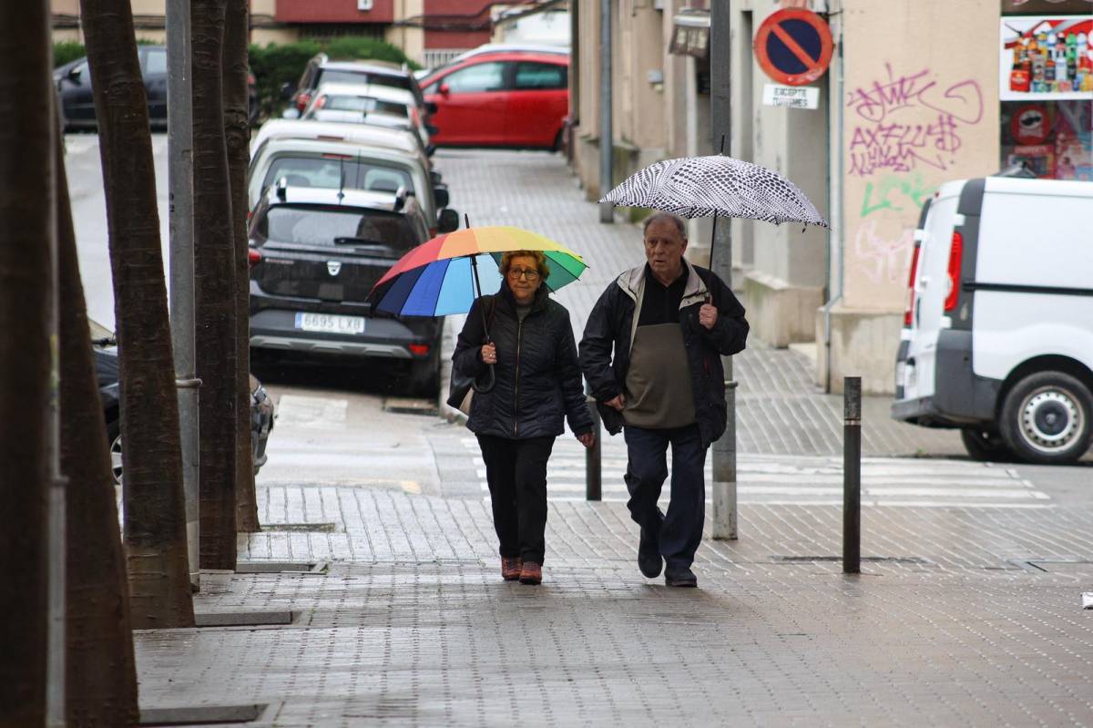 Sabadell acumula 8,1 mm de pluja fins a mig matí en un dissabte marcat pels ruixats