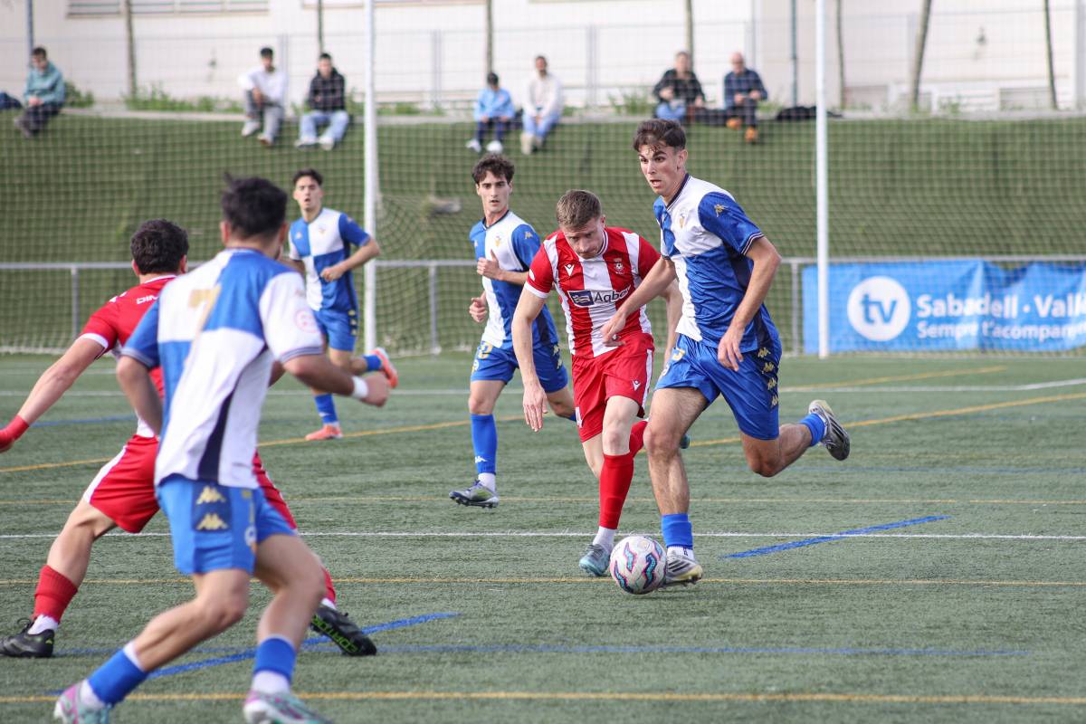 Solvent victòria del filial del CE Sabadell que continua en zona play-off