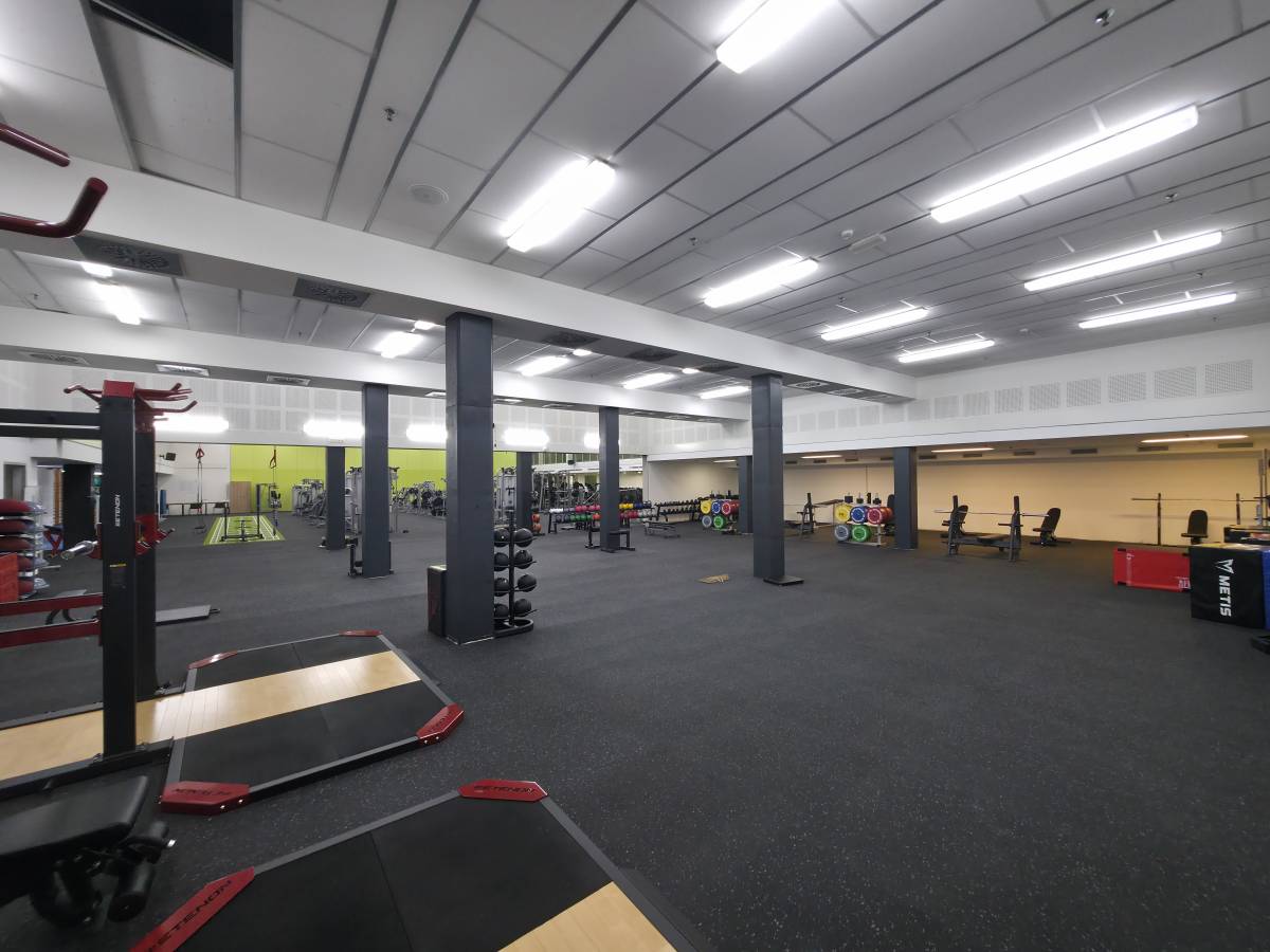 Imatge del gimnàs principal remodelat