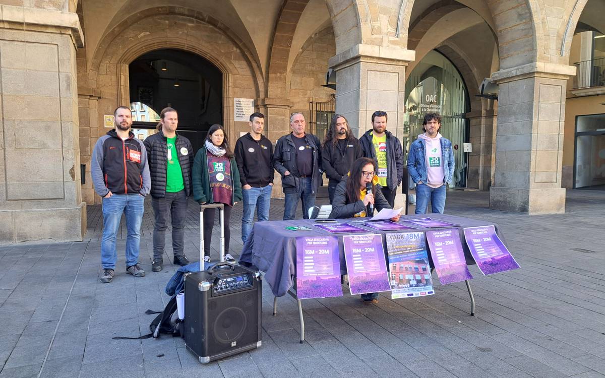 Setmana de vaga a l'ensenyament: calendari de talls i protestes a la Catalunya Central
