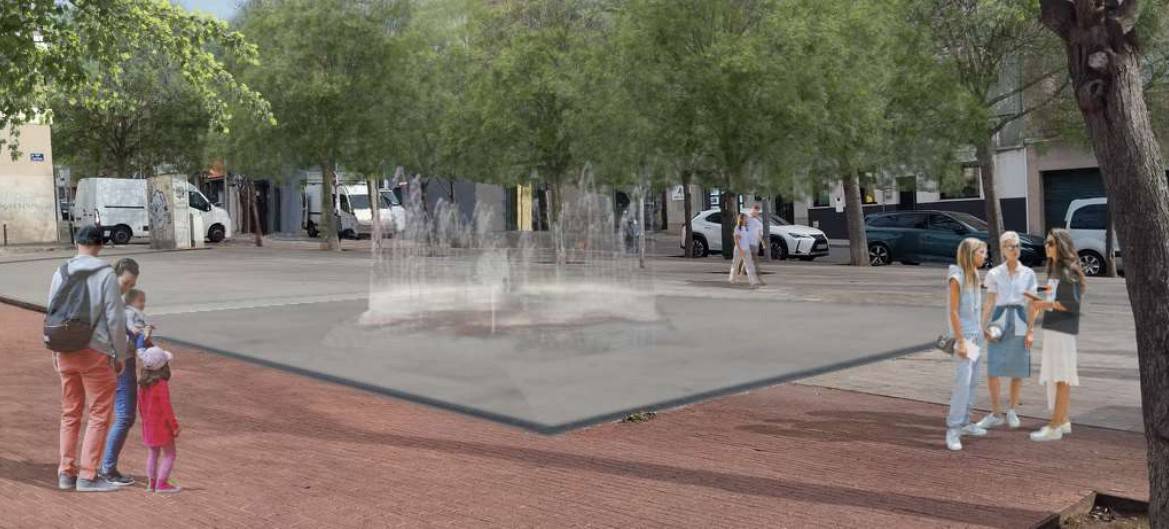 L'Ajuntament aprova el projecte per convertir la plaça Nova en refugi climàtic amb una nova font
