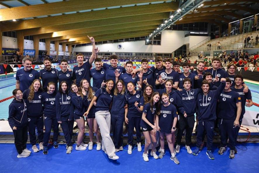 Deu medalles, una mínima per l'Europeu i un rècord per al CN Sabadell al Campionat d'Espanya de natació