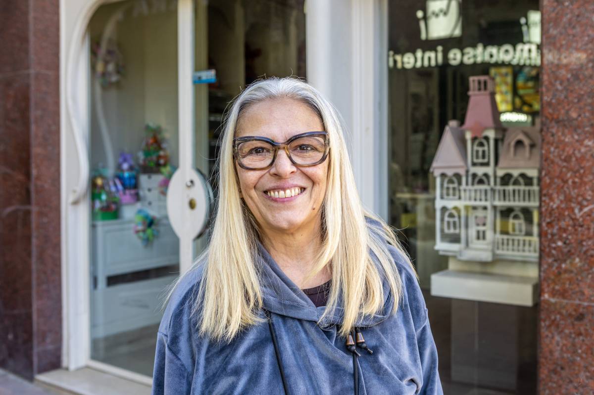 Geòrgia Mainou, veïna i propietària de la botiga 1800