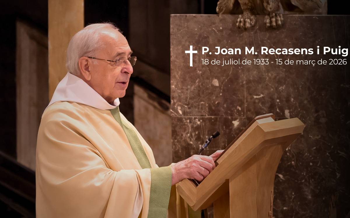 Mor als 92 anys el monjo de Montserrat Joan M. Recasens