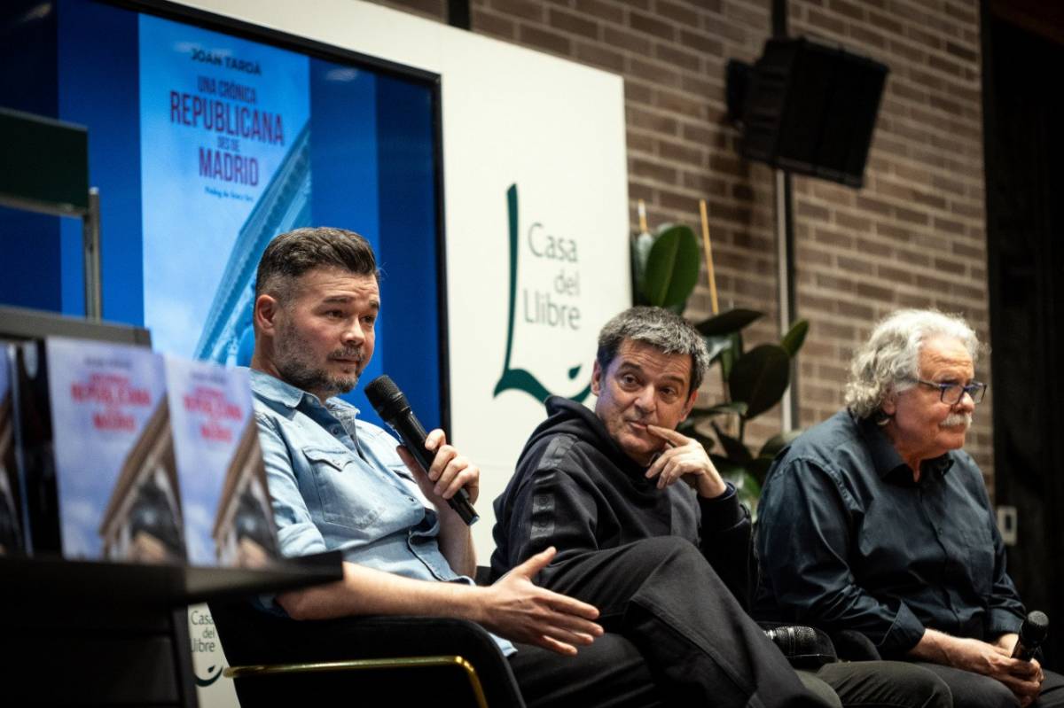 Rufián i Tardà desafien el veto de la direcció d'ERC a la llista àmplia esquerres: «Venen salvatges»