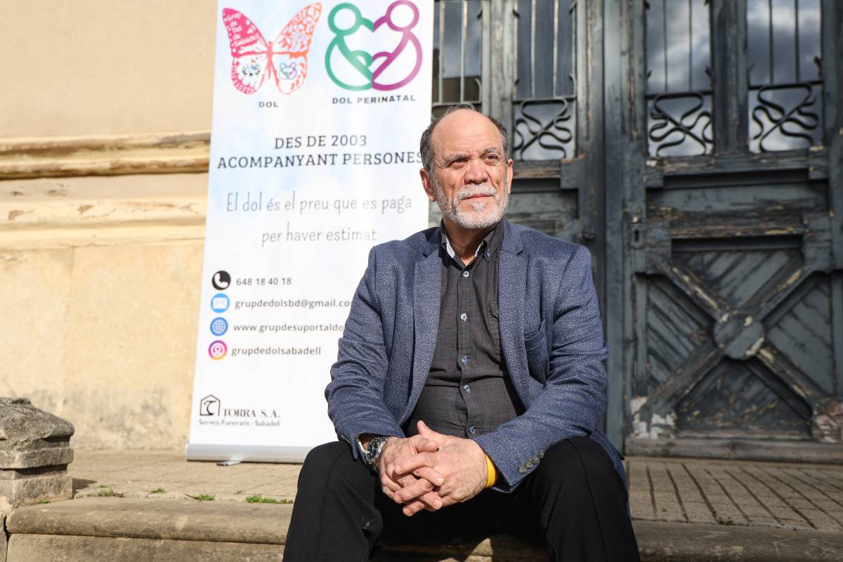 Juan Carlos Martín, president del grup de Suport al Dol de Sabadell 