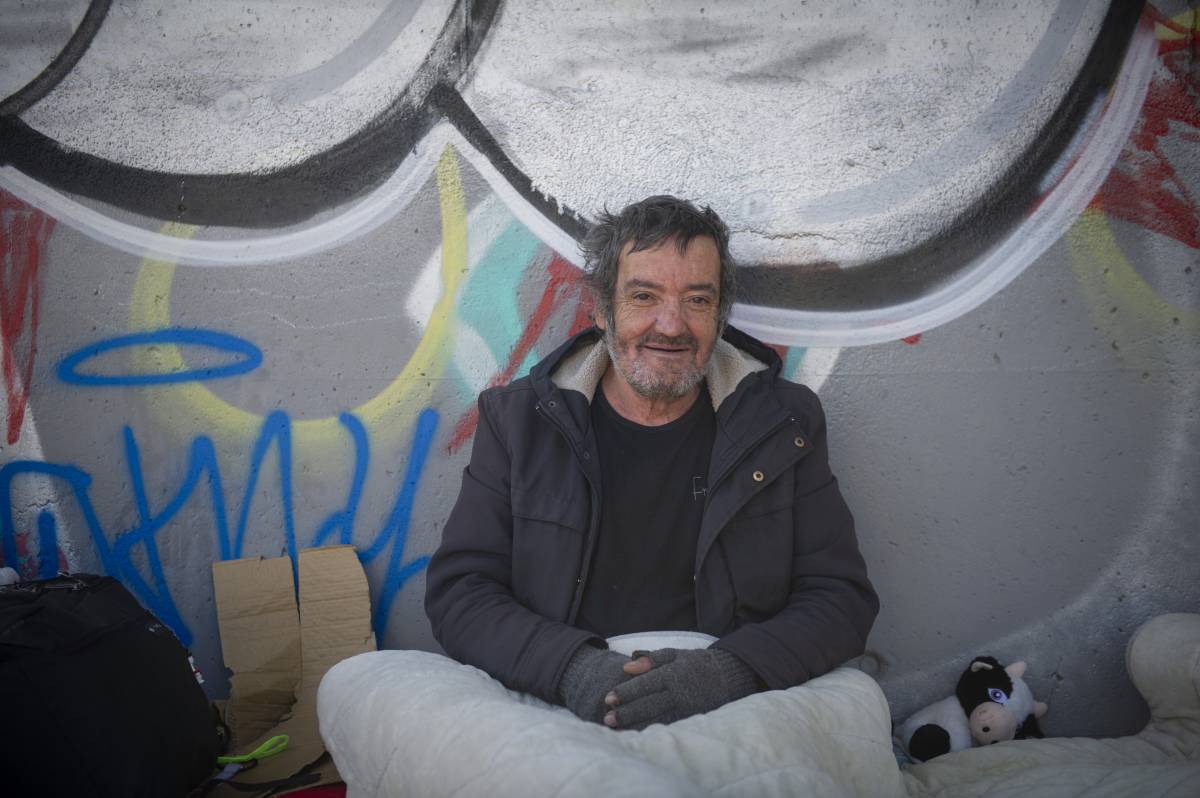 Gent sense llar sensellarisme viuen al Parc del Nord de Terrassa  - Alberto Tallón