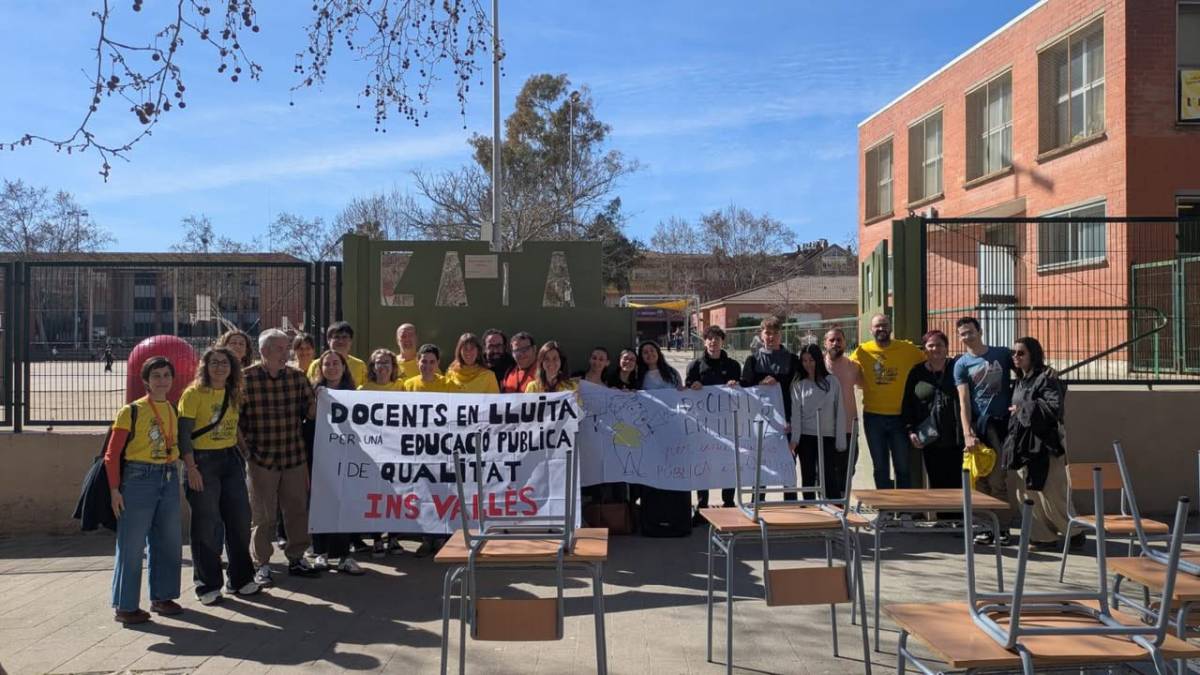 La vaga educativa es fa notar a Sabadell: cada cop "més docents implicats" i una concentració prevista a Serveis Territorials