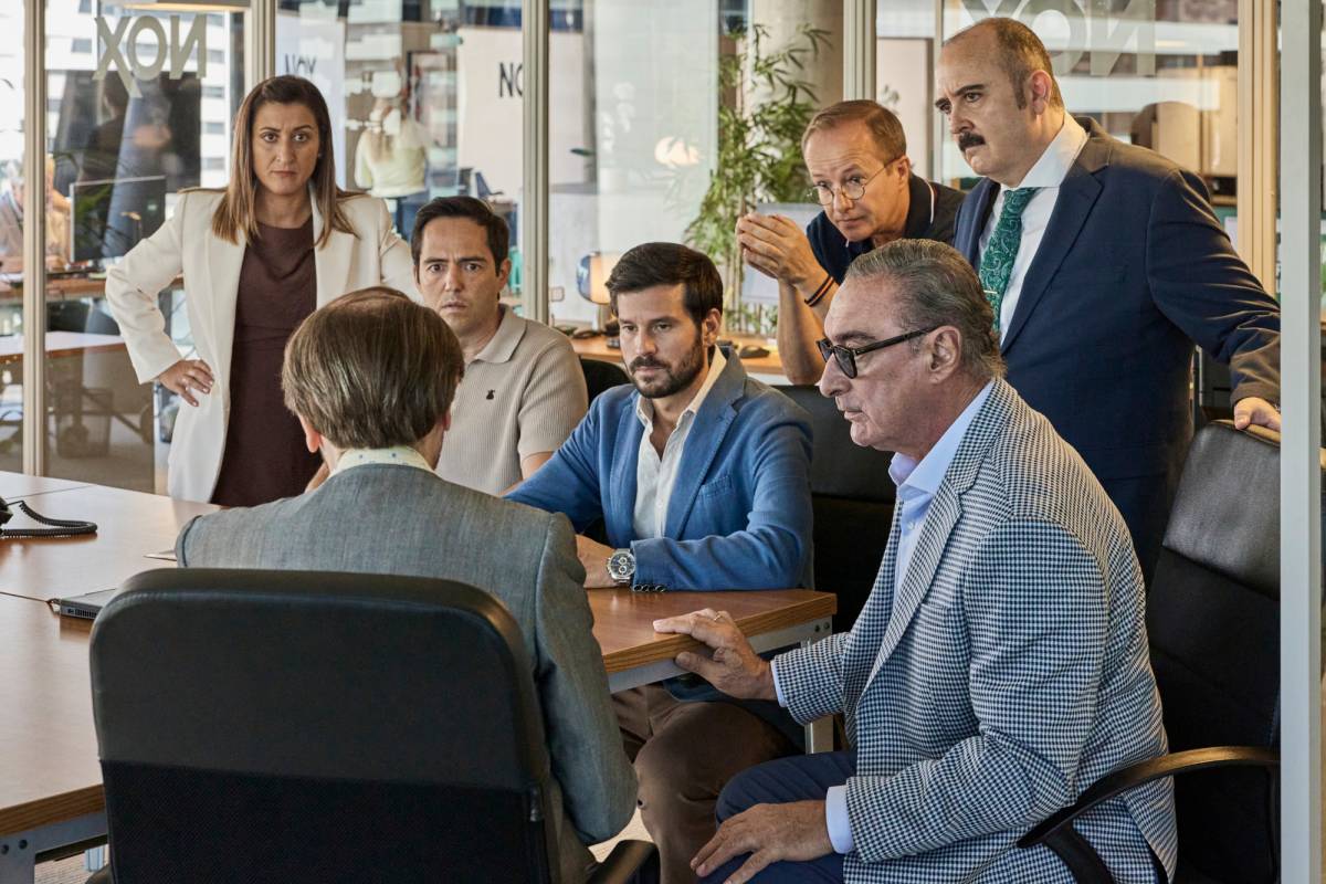 Diversos dels famosos que formen part del repartiment, a part dels cameos, a Torrente Presidente