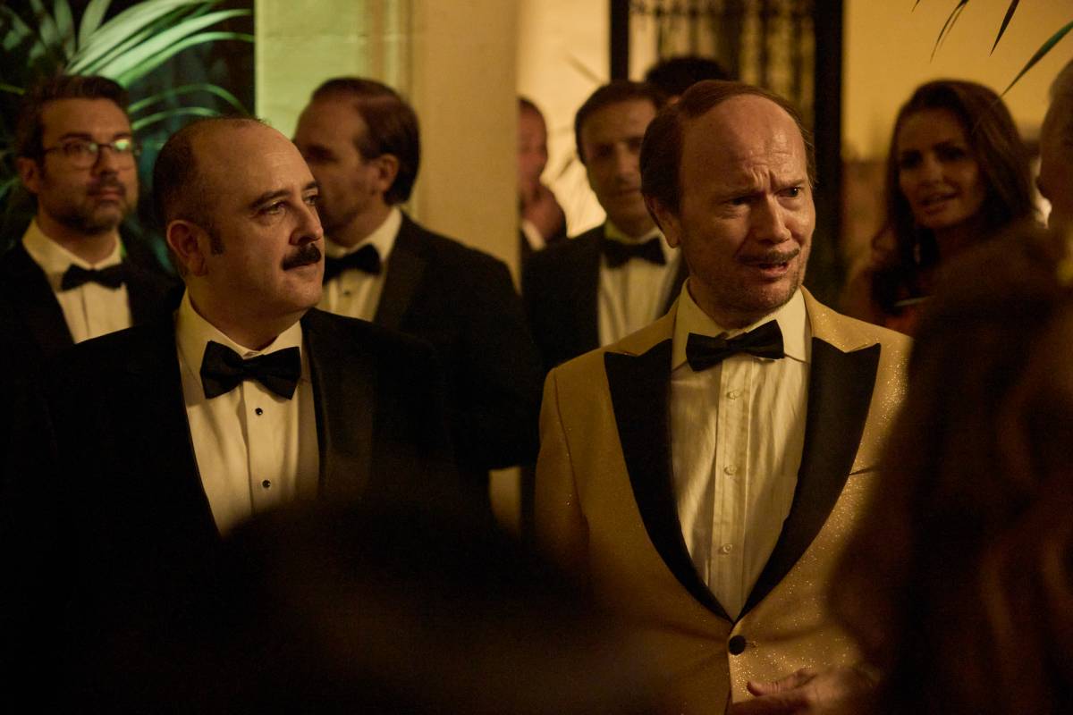 Carlos Areces (Jacobo Carrascal) amb Santiago Segura (Torrente) a la pel·lícula