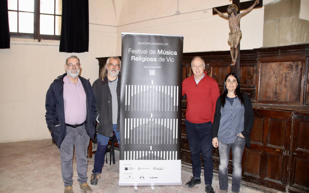 El Festival de Música Religiosa de Vic programa sis concerts a diferents espais patrimonials de la ciutat