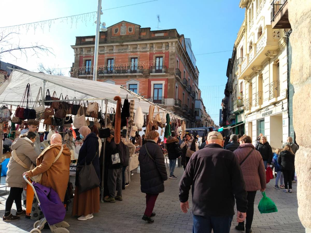 El mercat de Sant Celoni canvia d'ubicació a causa de les grans obres del clavegueram