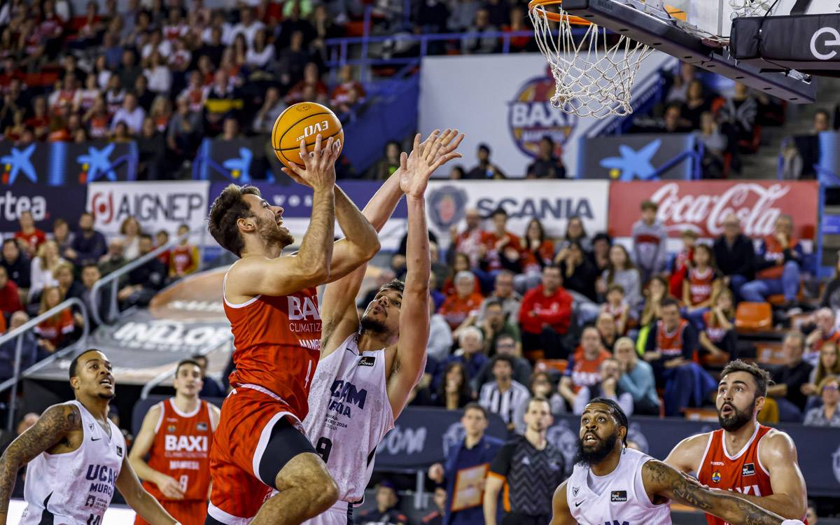El Baxi Manresa necessita el triomf davant l'UCAM Murcia per allunyar els nervis