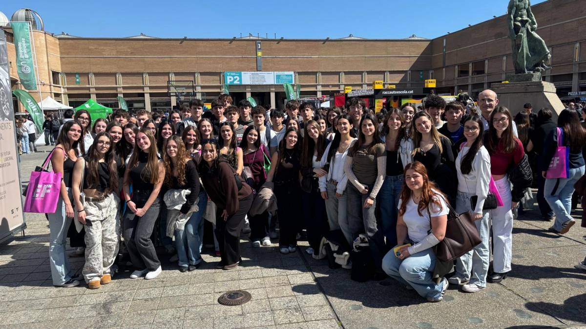 Sortida cultural al Saló de l’Ensenyament dels alumnes de segon de batxillerat de l’Institut
