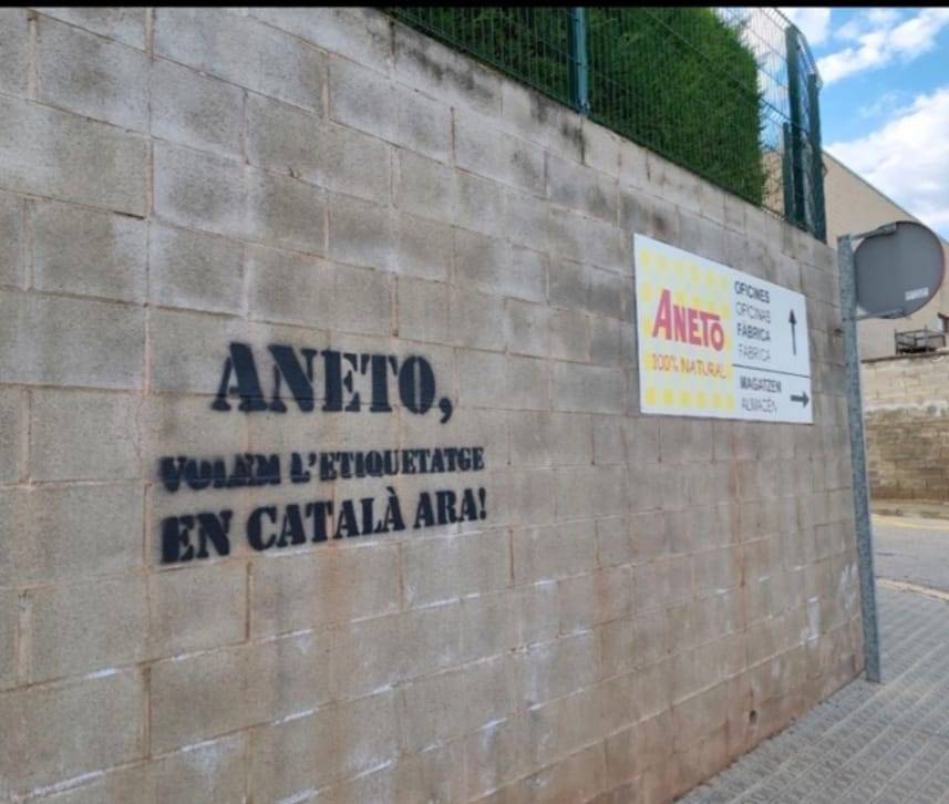 Plataforma per la Llengua reclama l'etiquetatge en català d'Aneto: «No ha entès l'arrelament»