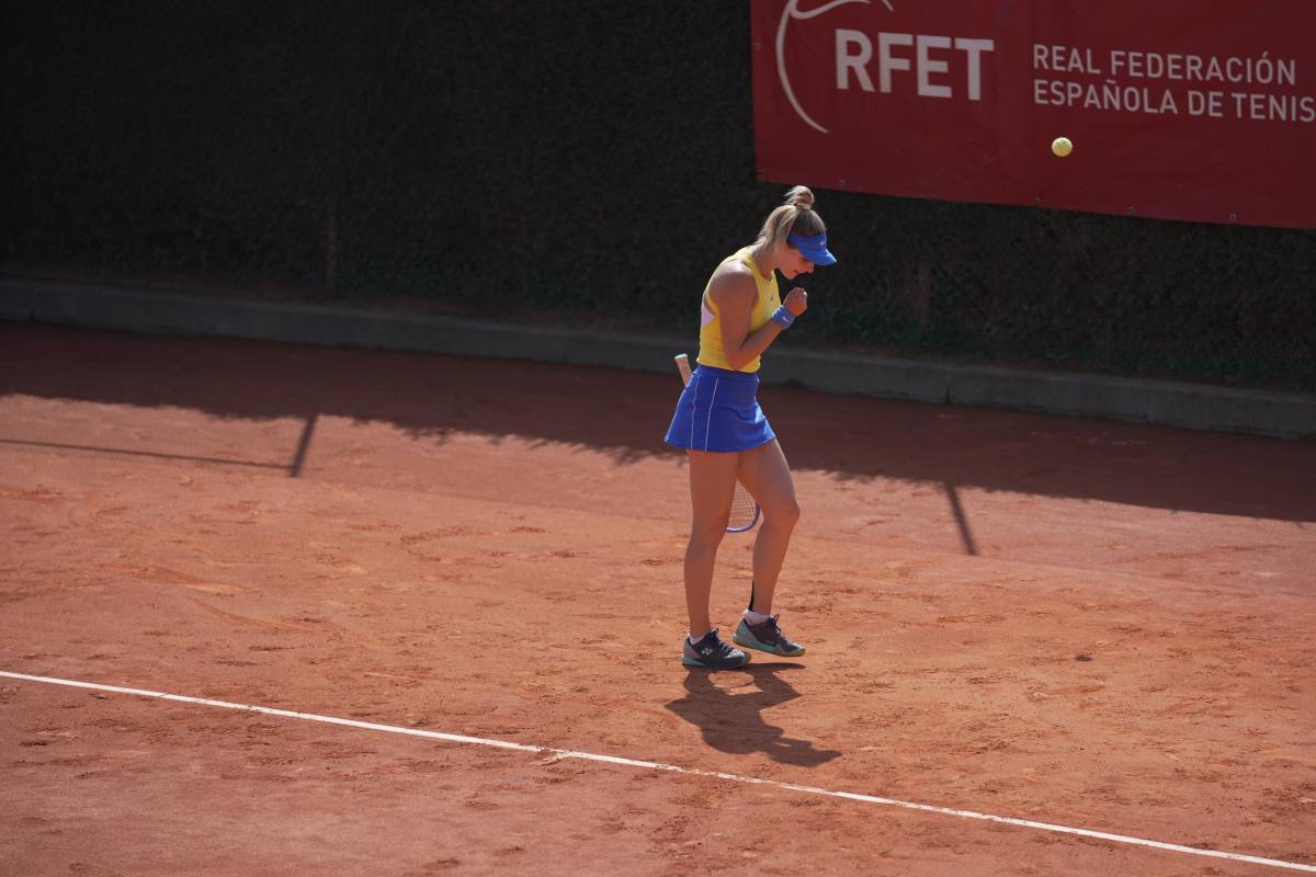 La ucraïnesa, celebrant un punt