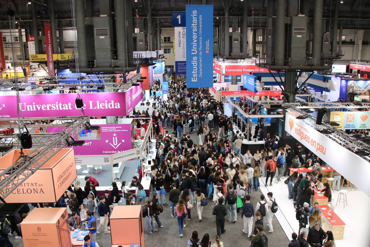 Els estudis de l'àmbit de la salut i l'empresa, entre els més sol·licitats al Saló de l'Ensenyament