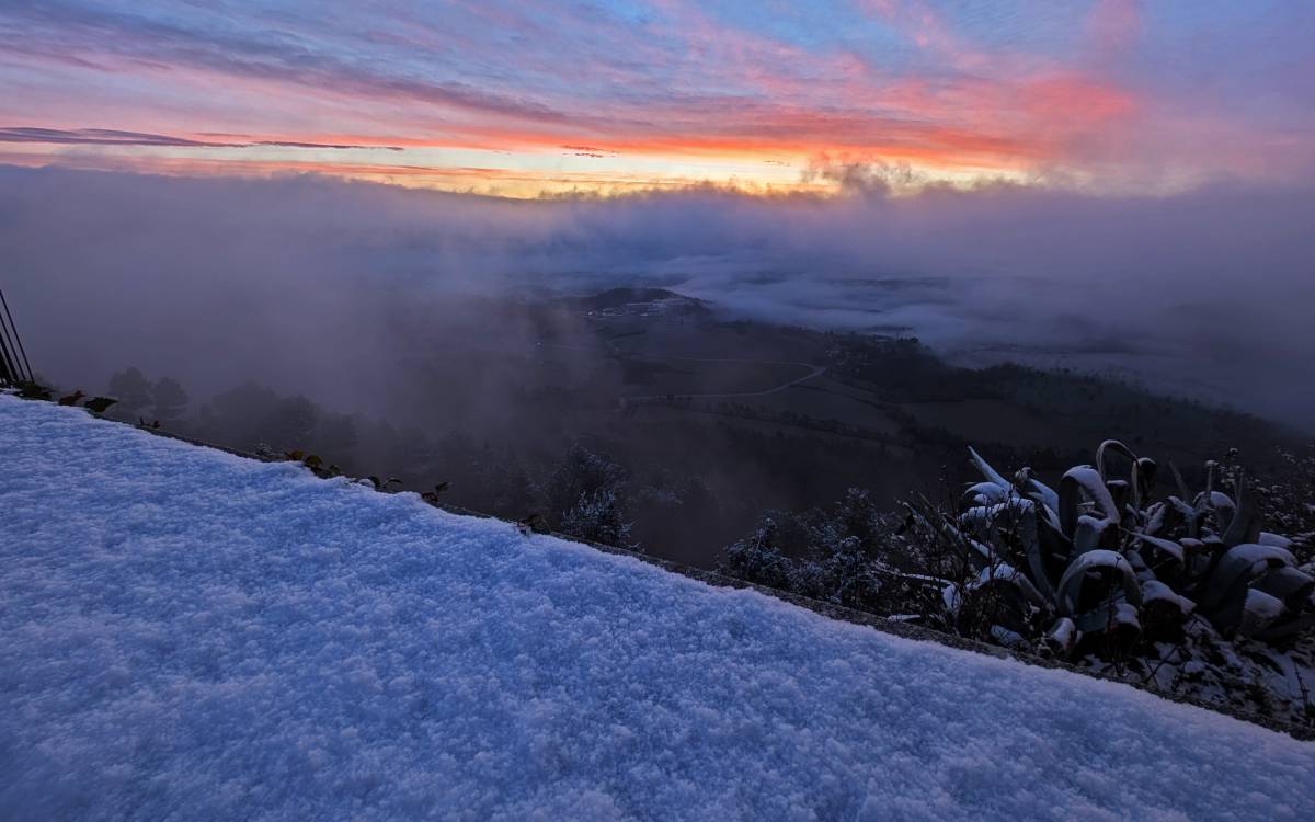 Hivern-primavera a Osona i el Lluçanès: neu i boira a Sant Bartomeu del Grau, febrer del 2026.