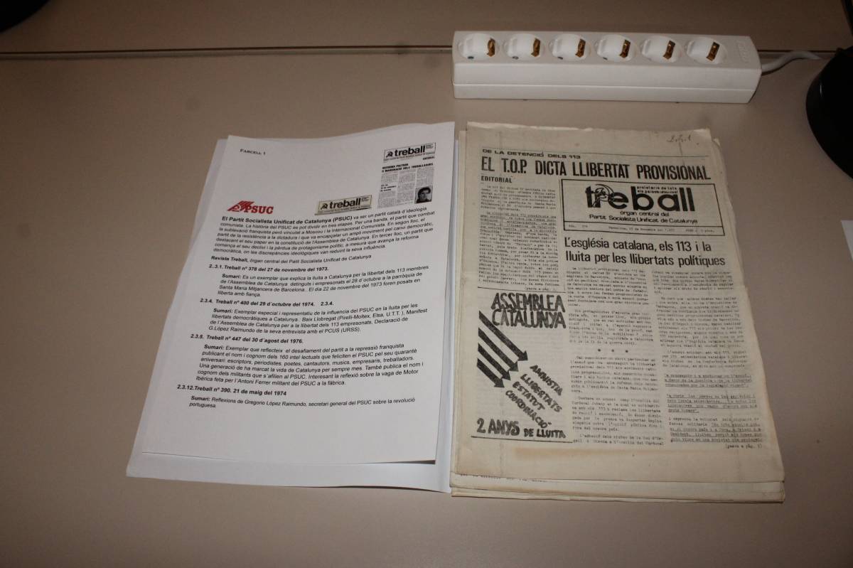 Un exemplar de les revistes antifranquistes - Ramon Estany 